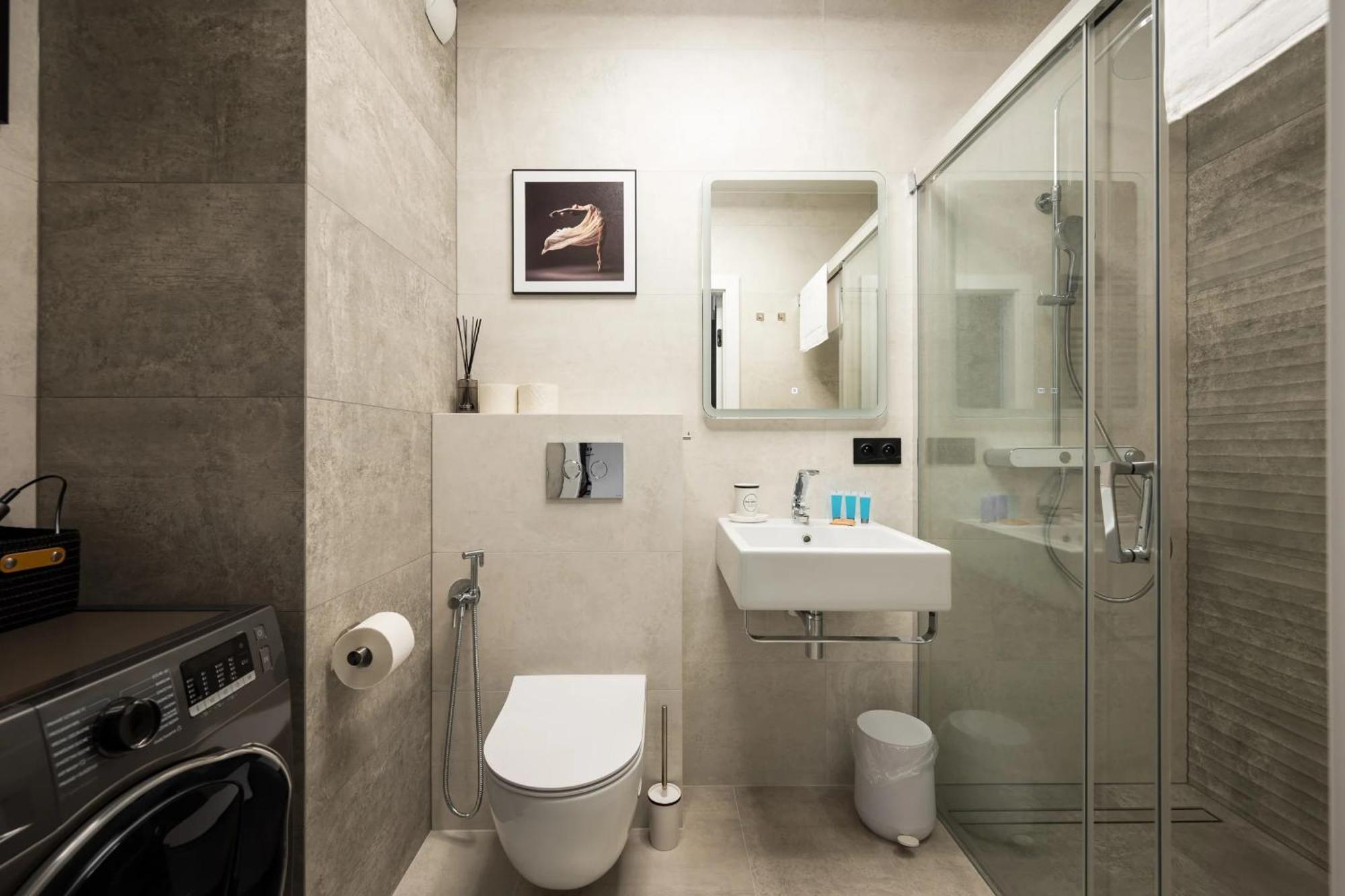 Premium Studio Klobucka Airport Varsó Kültér fotó